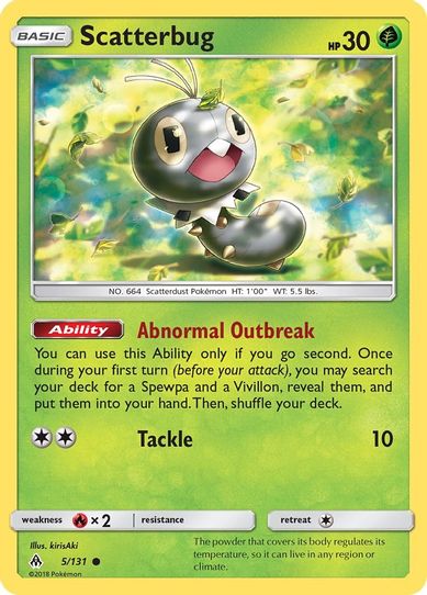 Scatterbug (5/131) [Sun & Moon: Forbidden Light]