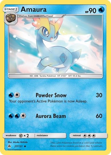 Amaura (27/131) [Sun & Moon: Forbidden Light]