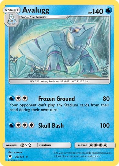 Avalugg (30/131) [Sun & Moon: Forbidden Light]