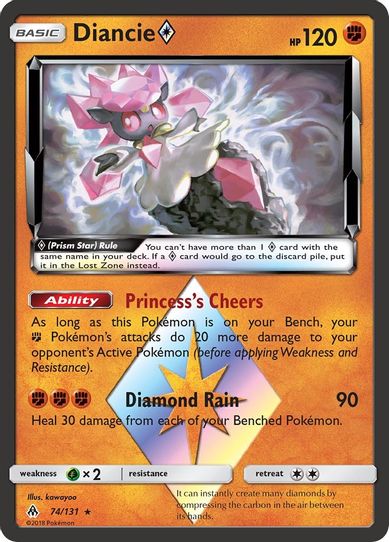 Diancie Prism Star (74/131) [Sun & Moon: Forbidden Light]