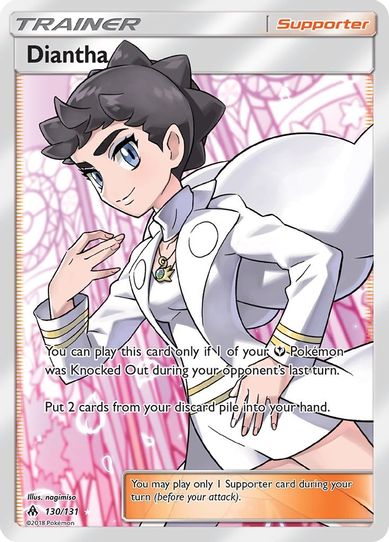 Diantha (Full Art) (130/131) [Sun & Moon: Forbidden Light]