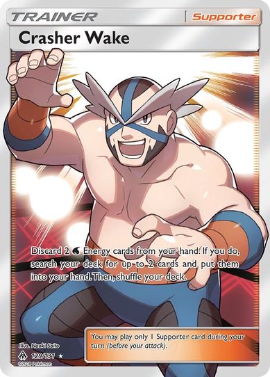 Crasher Wake (Full Art) (129/131) [Sun & Moon: Forbidden Light]