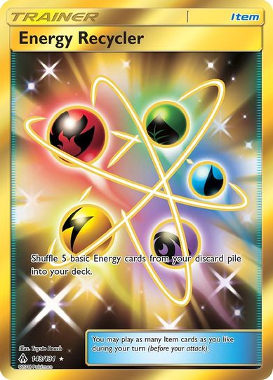 Energy Recycler (Secret) (143/131) [Sun & Moon: Forbidden Light]