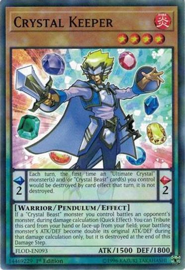 Crystal Keeper (FLOD-EN093) [Flames of Destruction]