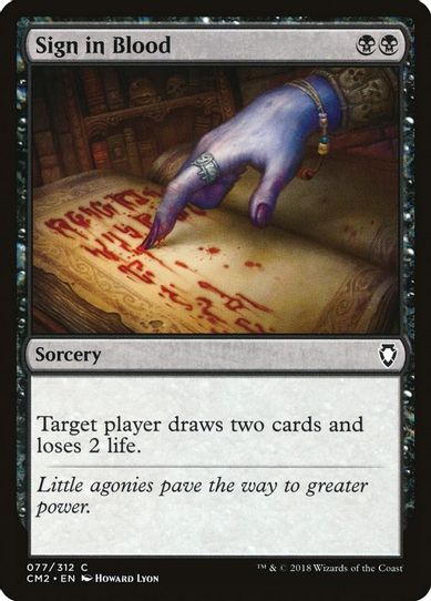 Sign in Blood (77) [Commander Anthology Volume II]