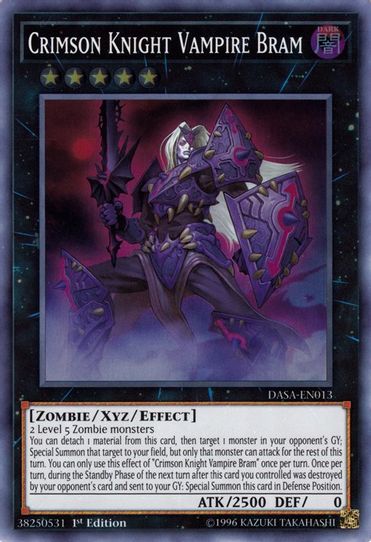 Crimson Knight Vampire Bram (DASA-EN013) [Dark Saviors]