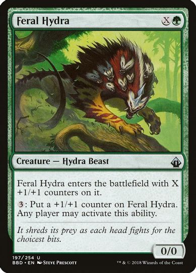 Feral Hydra (197) [Battlebond]
