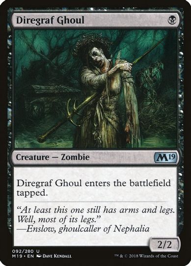 Diregraf Ghoul (92) [Core Set 2019]