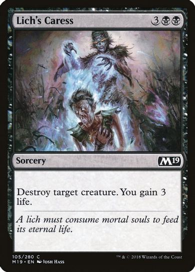 Lich's Caress (105) [Core Set 2019]