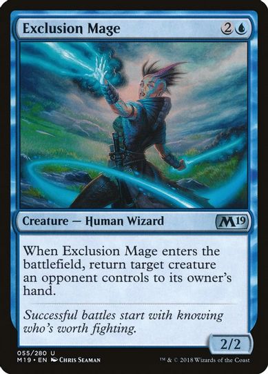 Exclusion Mage (55) [Core Set 2019]