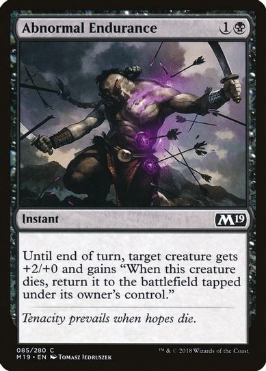 Abnormal Endurance (85) [Core Set 2019]