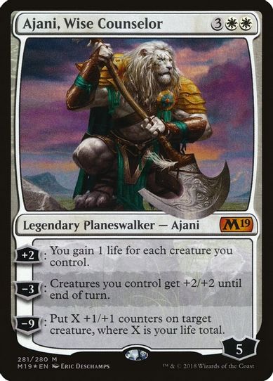 Ajani, Wise Counselor (281) [Core Set 2019]
