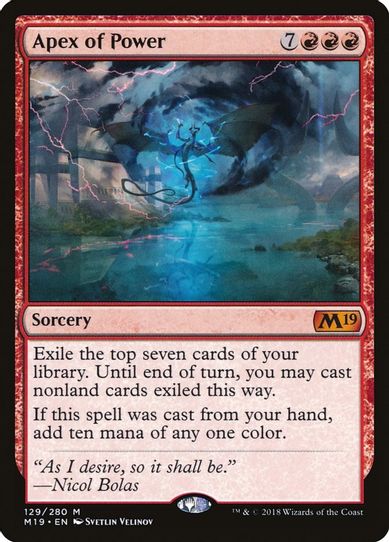 Apex of Power (129) [Core Set 2019]