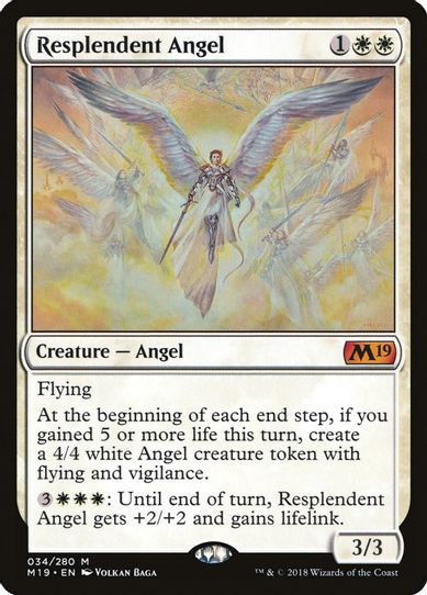 Resplendent Angel (34) [Core Set 2019]