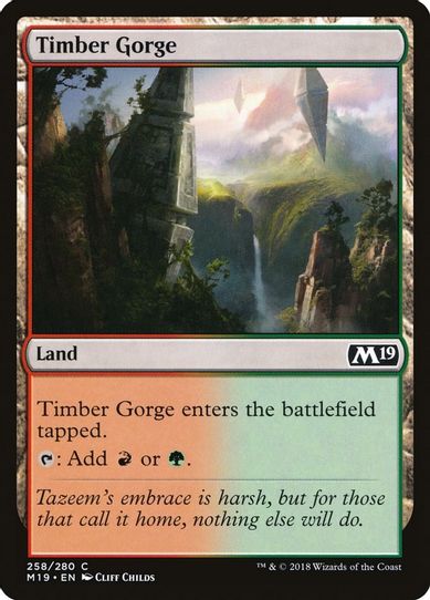 Timber Gorge (258) [Core Set 2019]