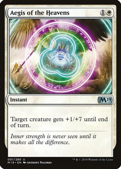Aegis of the Heavens (1) [Core Set 2019]