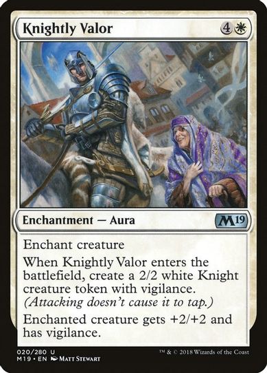 Knightly Valor (20) [Core Set 2019]
