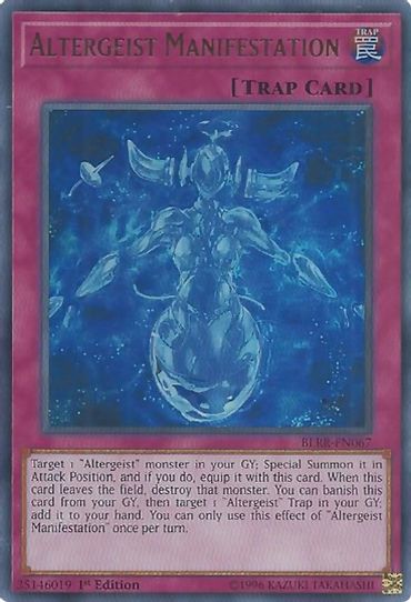 Altergeist Manifestation (BLRR-EN067) [Battles of Legend: Relentless Revenge]
