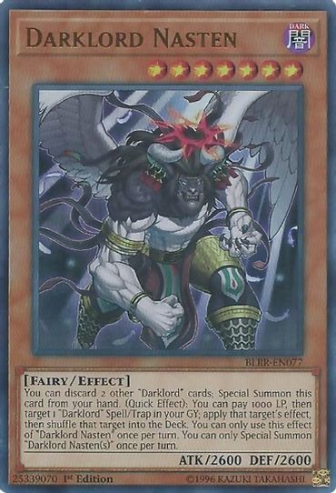 Darklord Nasten (BLRR-EN077) [Battles of Legend: Relentless Revenge]