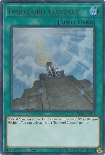 Darklord Contact (BLRR-EN094) [Battles of Legend: Relentless Revenge]
