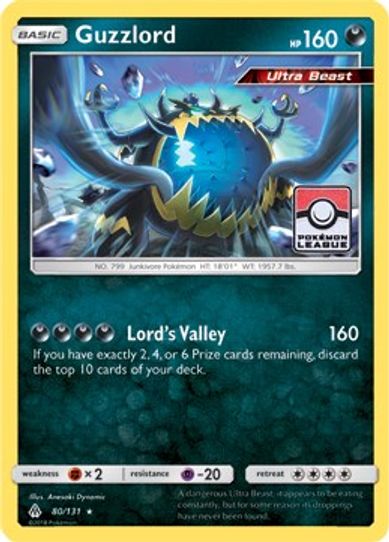 Guzzlord 80/131 (League Promo) [League & Championship Cards]