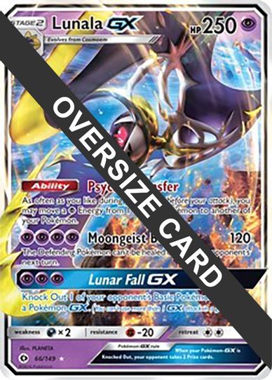 2017 Sun & Moon Pokemon Card TCG Lunala GX #66 Foil Lunala-GX