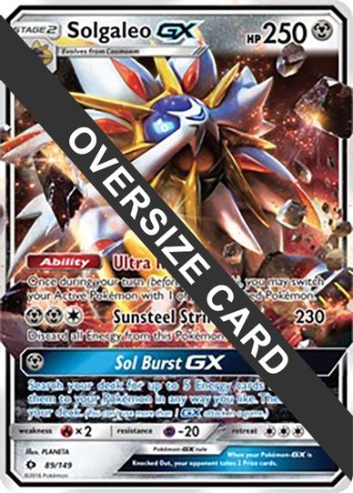 Solgaleo GX 89 (Sun & Moon Expansion) (89) [First Partner Pack Jumbo Cards]