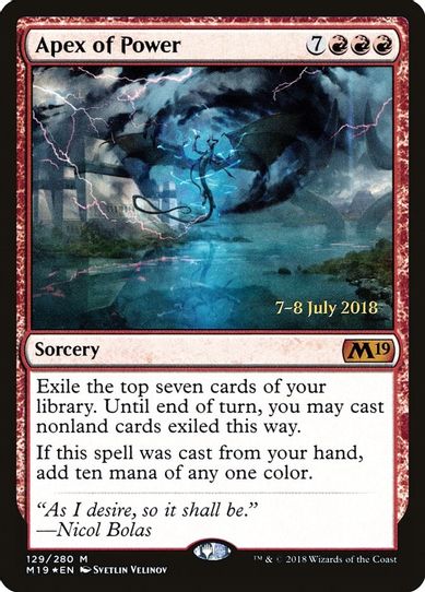 Apex of Power (129) [Prerelease Cards]