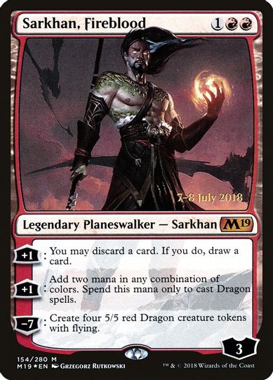 Sarkhan, Fireblood (154) [Prerelease Cards]