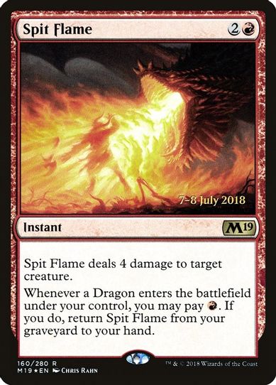 Spit Flame (160) [Prerelease Cards]