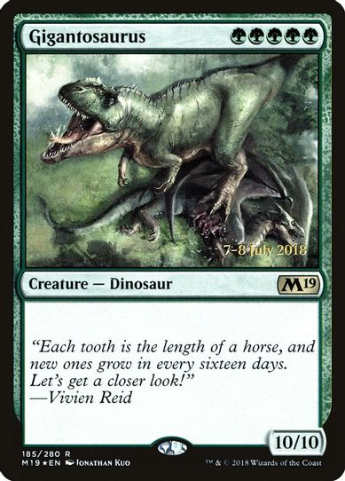 Gigantosaurus (185) [Prerelease Cards]