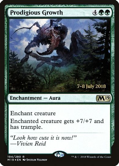 Prodigious Growth (194) [Prerelease Cards]