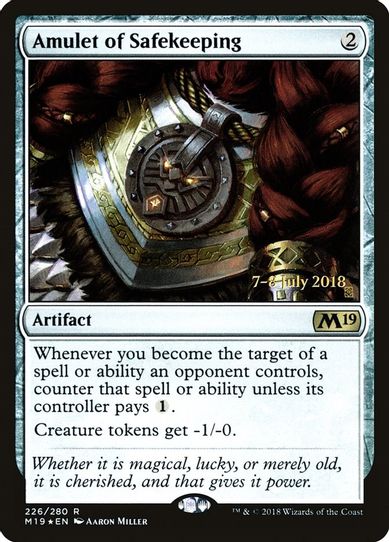 Amulet of Safekeeping (226) [Prerelease Cards]
