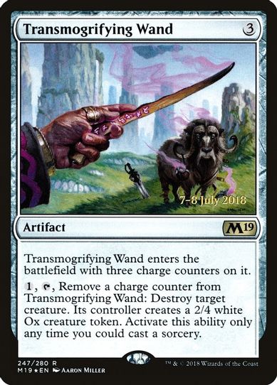 Transmogrifying Wand (247) [Prerelease Cards]
