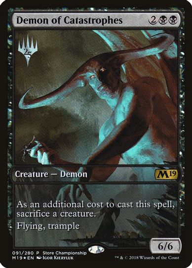 Demon of Catastrophes (91) [Game Day & Store Championship Promos]