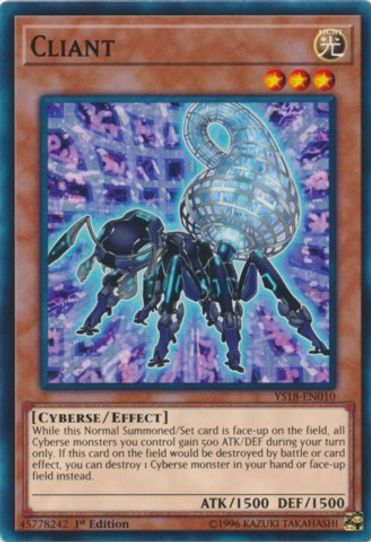 Cliant (YS18-EN010) [Starter Deck: Codebreaker]