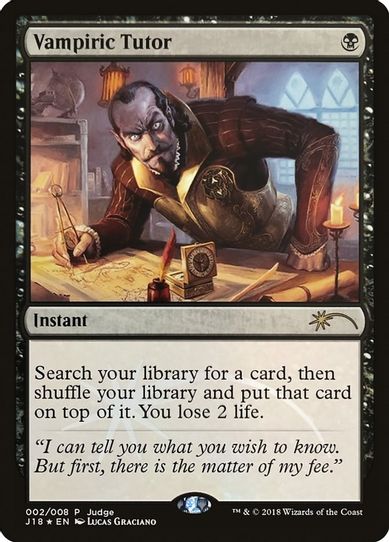 Vampiric Tutor (J) (2) [Judge Promos]