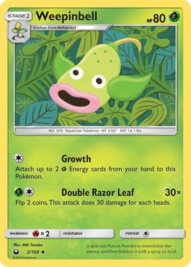 Weepinbell (2/168) [Sun & Moon: Celestial Storm ]