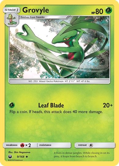 Grovyle (9/168) [Sun & Moon: Celestial Storm ]