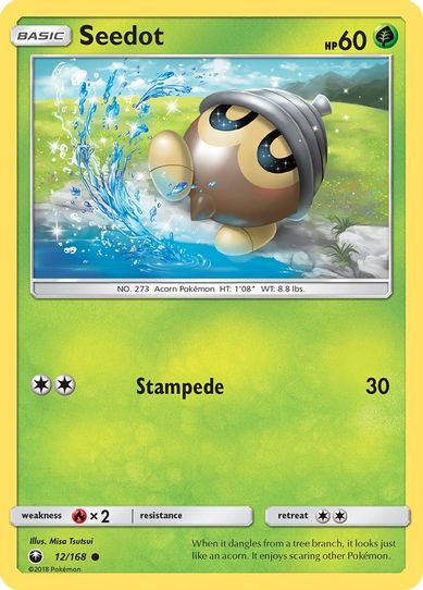 Seedot (12/168) [Sun & Moon: Celestial Storm ]