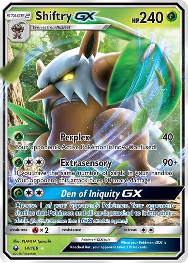 Shiftry GX (14/168) [Sun & Moon: Celestial Storm ]