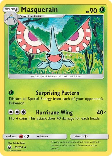 Masquerain (16/168) [Sun & Moon: Celestial Storm ]