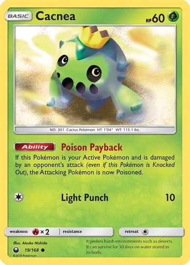 Cacnea (19/168) [Sun & Moon: Celestial Storm ]