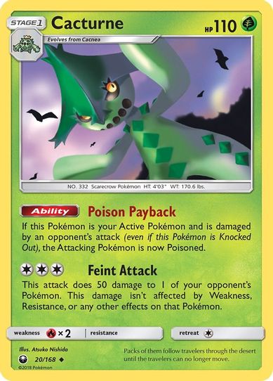Cacturne (20/168) [Sun & Moon: Celestial Storm ]