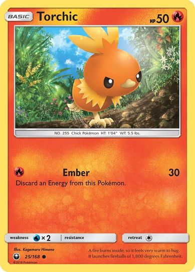 Torchic (25/168) [Sun & Moon: Celestial Storm ]