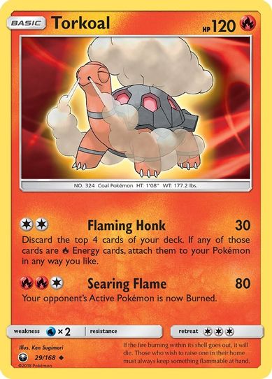 Torkoal (29/168) [Sun & Moon: Celestial Storm ]