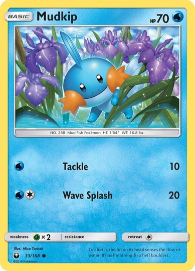 Mudkip (33/168) [Sun & Moon: Celestial Storm ]