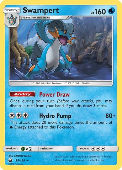 Swampert (35/168) [Sun & Moon: Celestial Storm ]