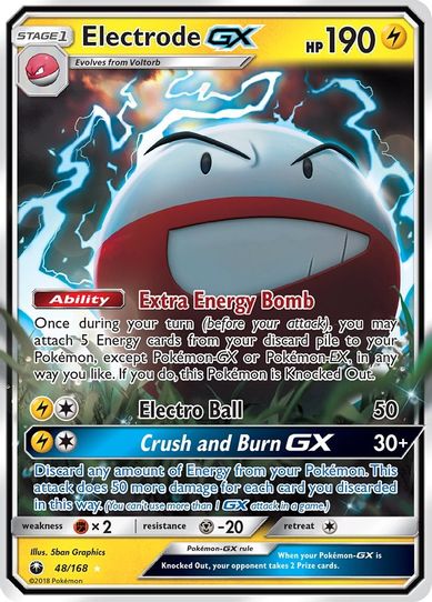 electrode pokemon card price - Legend Maker #32 & Value ($0.61) Rolling Tackle 90 Electrode GX 2018 Japanese Sun
