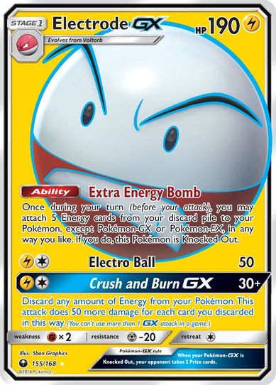 Electrode GX (Full Art) (155/168) [Sun & Moon: Celestial Storm ]